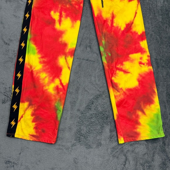 GUESS x J Balvin Tie Dye Jogger Pants Size M Lightning Bolt Track Streetwear - Picture 14 of 14